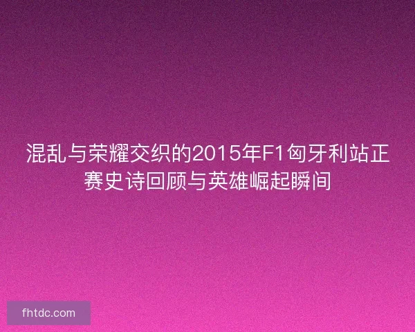 混乱与荣耀交织的2015年F1匈牙利站正赛史诗回顾与英雄崛起瞬间 混乱与荣耀交织的2015年F1匈牙利站正赛史诗回顾与英雄崛起瞬间
